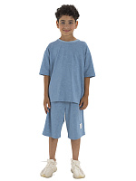 Комп.:джем.,шорты для мальчика О46887 (голубой)