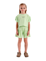 Комп.:блуз.,шор. для девочки О57255 (зеленый)