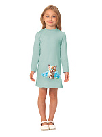 Платье для девочки О57186 (зеленый)