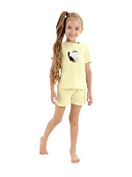 Пижама для девочки 06092 (желтый)