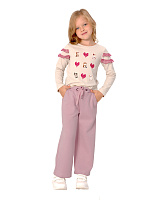 Брюки для девочки О57305 (розовый)