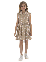 Платье для девочки О56928 (бежевый)