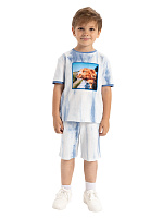 Комп.:джем.,шорты для мальчика О46467 (голубой)