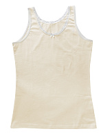 Майка для девочки 04003 (молочный)