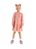 Платье для девочки О66654 (оранжевый)