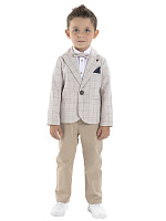 Брюки для мальчика О46956 (бежевый)