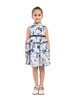 Платье для девочки О54027 (синий)