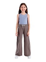 Брюки для девочки О57279 (серый)