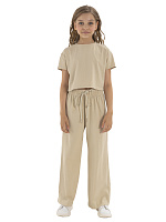 Комп.:джемп.,брюки для девочки О56910 (бежевый)