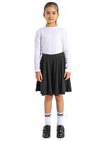 Юбка-шорты для девочки О76454 (черный)