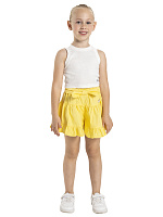 Юбка-шорты для девочки О56865 (желтый)