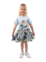 Джемпер для девочки О56905 (голубой)