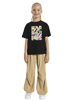 Брюки для девочки О56917 (бежевый)