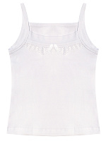 Майка для девочки 04012 (белый)